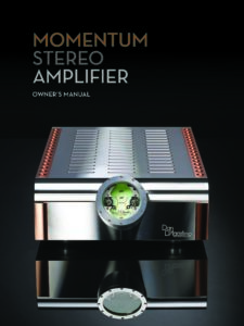 Dan D'Agostino Momentum S250 Stereo Amplifier User Manual - Norman Audio