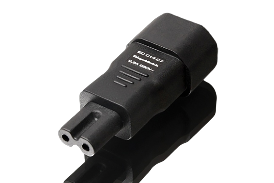 Gigawatt IEC320 C7 Plug Adapter - Norman Audio