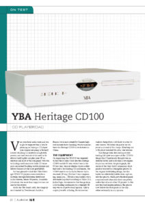 Australian Hi-Fi - YBA Heritage CD100