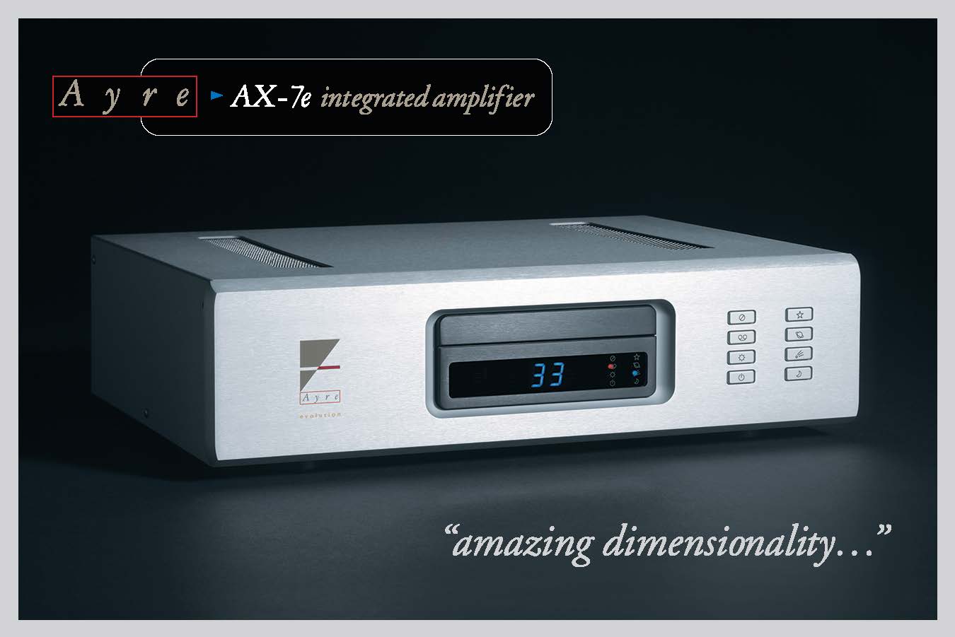 Ayre Ax-7e Integrated Amplifier Literature - Norman Audio