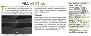Diapason (French) - YBA Genesis A6 & PRE5