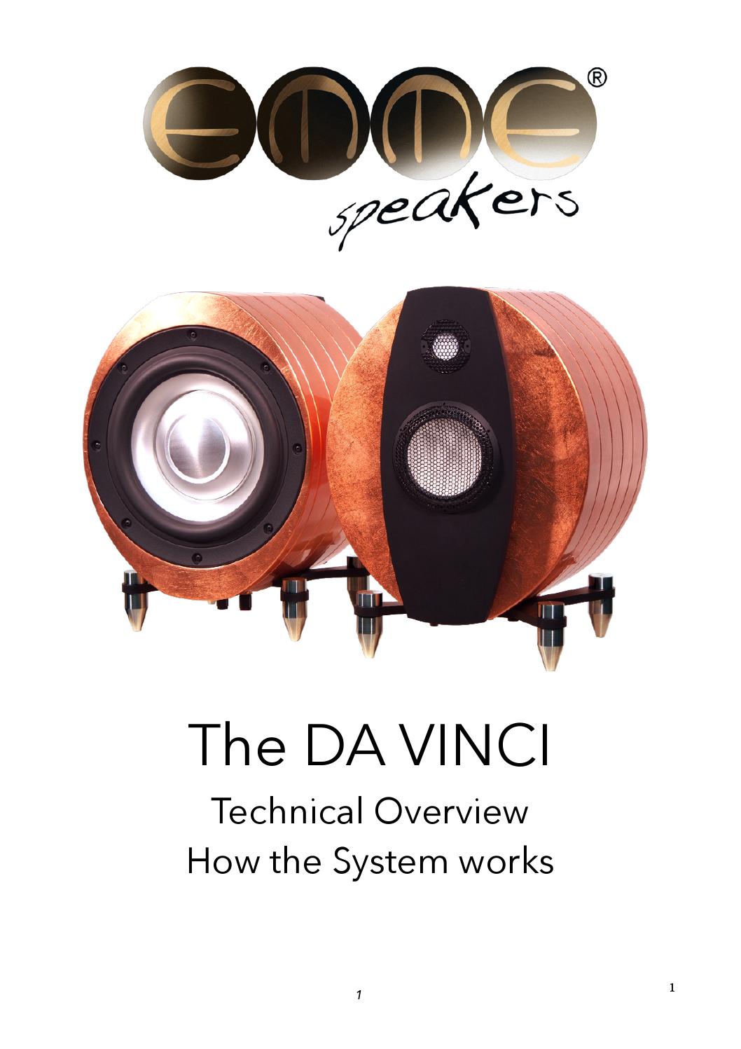 EMMESpeakers Da Vinci Technical Overview - Norman Audio