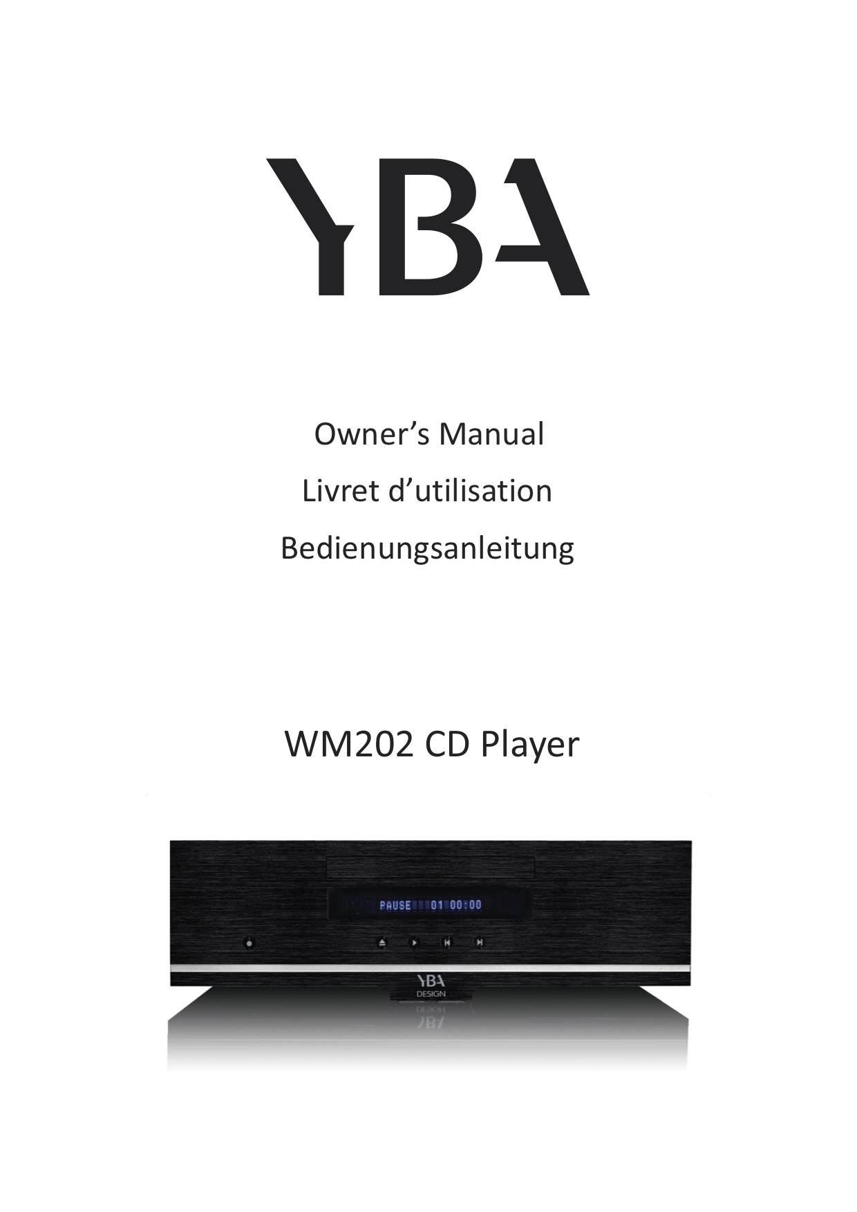 YBA WM202 Owner Manual - Norman Audio