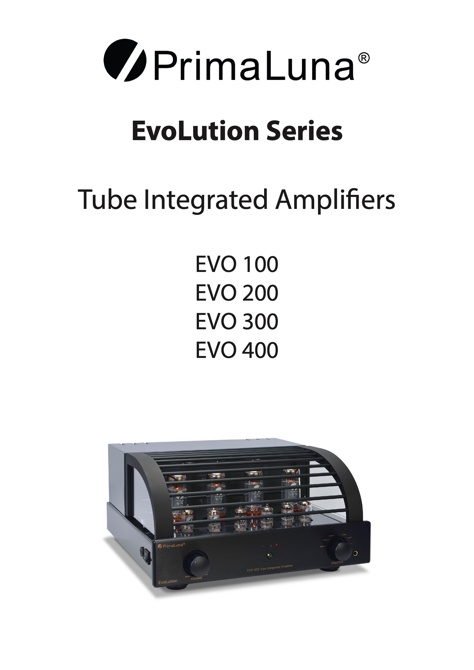 PrimaLuna EVO Integrated Amplifier User Manual - Norman Audio