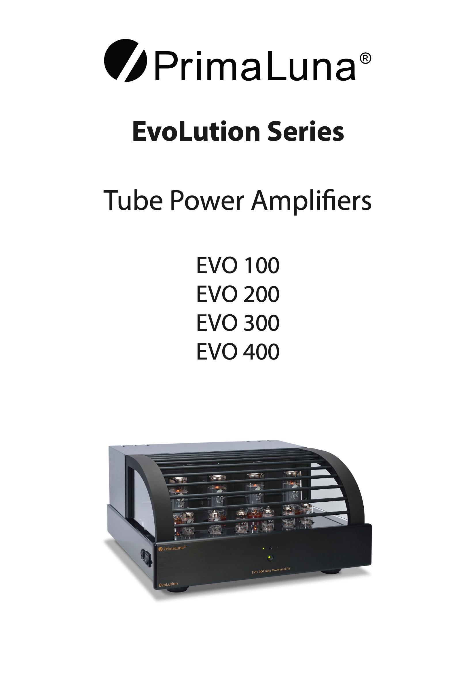 PrimaLuna EVO Power Amplifier User Manual - Norman Audio