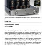 2020 - Stereonet AU Review - PrimaLuna EVO 200 Integrated Amplifier