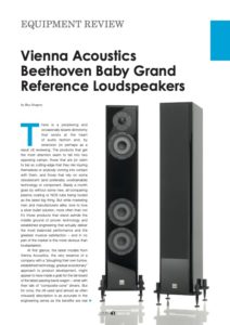 Vienna Acoustics Beethoven Baby Grand Reference - Hi-Fi+ Review